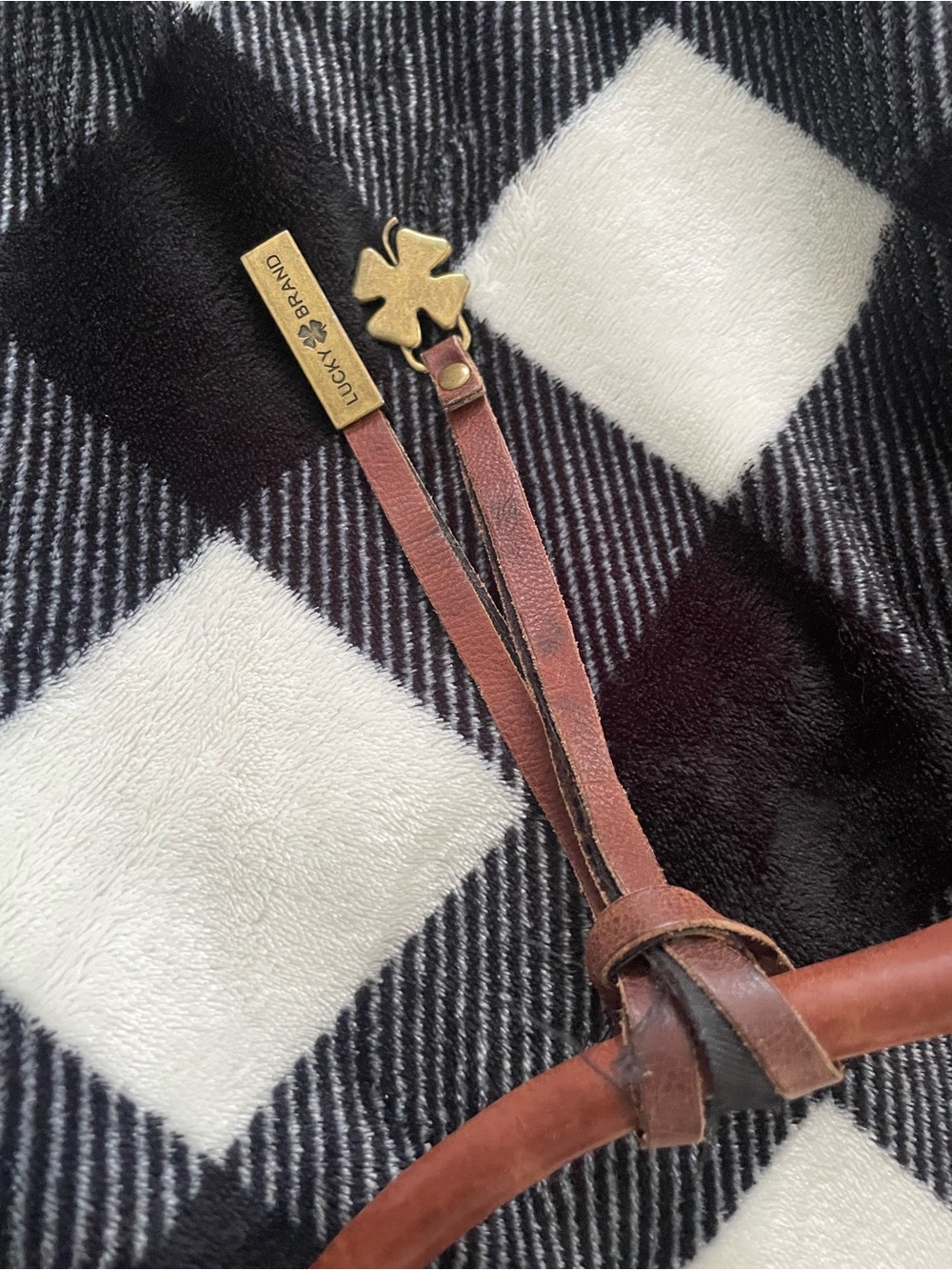 Lucky Brand Rust Brown Leather Hobo Bag with Stud Details
GUC - Picture 4 of 7